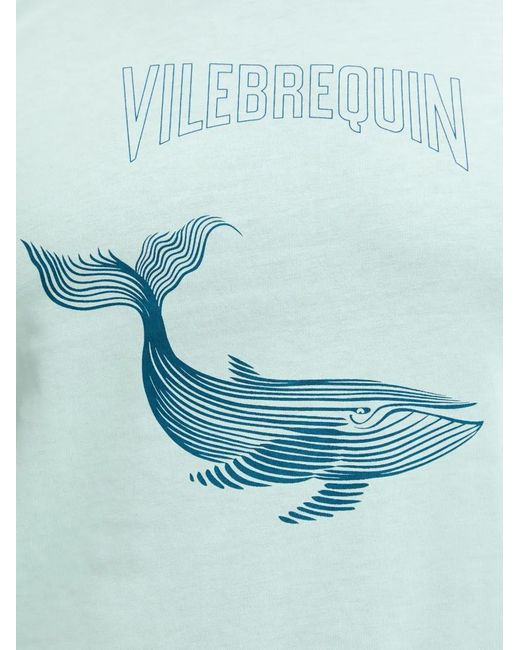 Vilebrequin Green Whale-Print T-Shirt for men