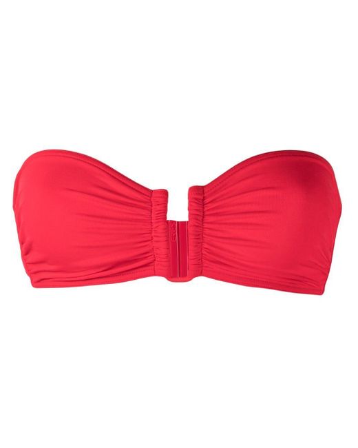 Eres Strapless Bikinitop in het Red