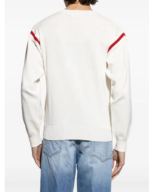 メンズ DSquared² ロゴ スウェットシャツ White