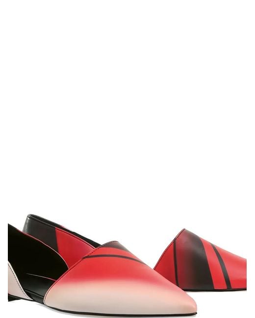Högl Red Eve Pointed-Toe Flat Pumps