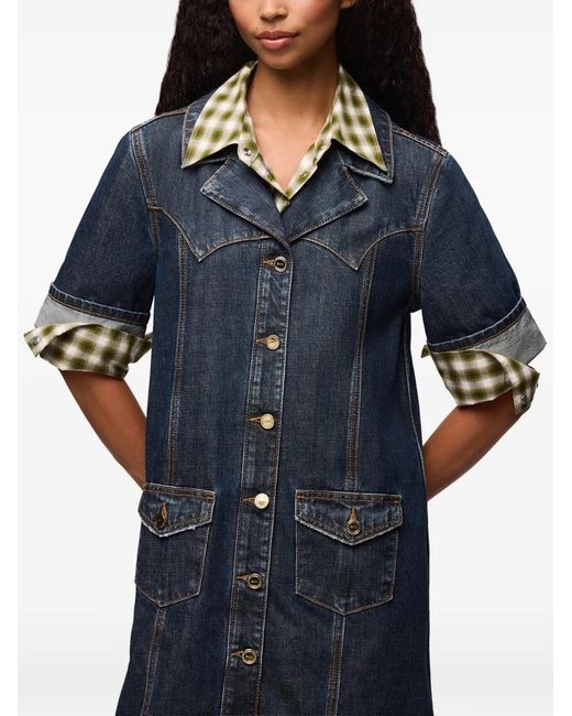 Ganni Blue Mini Dress