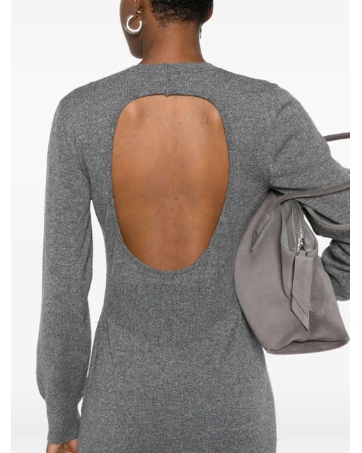 Givenchy サイドスリット ドレス Gray