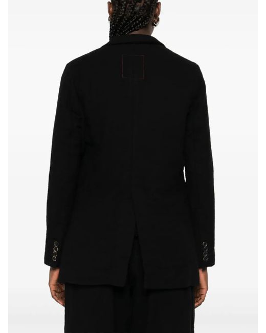 Chaqueta con dos botones Uma Wang de color Black