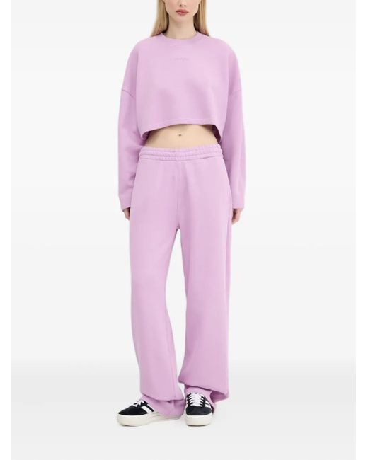 HUGO Pink Elastic-Waistband Trousers