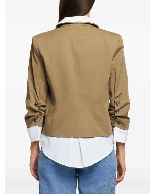 Cinq À Sept Natural Peri Button Jacket