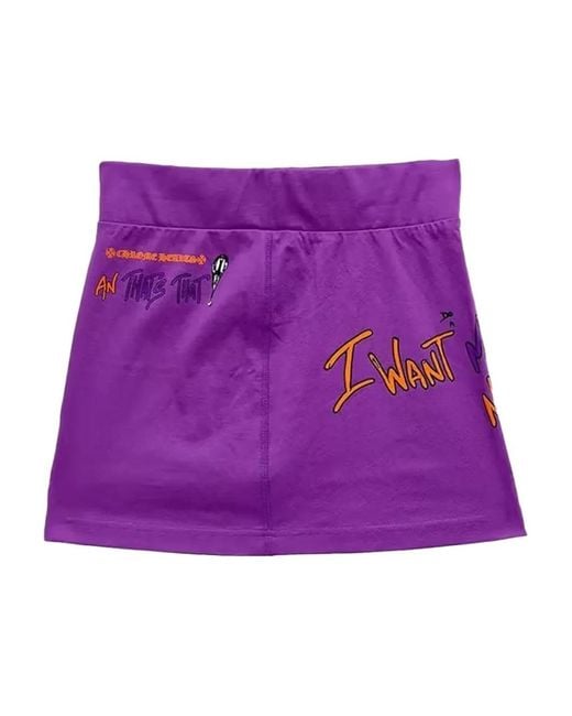 Chrome Hearts Matty Boy Skirt In Purple Lyst chrome-hearts-matty-boy-skirt-in-purple-lyst