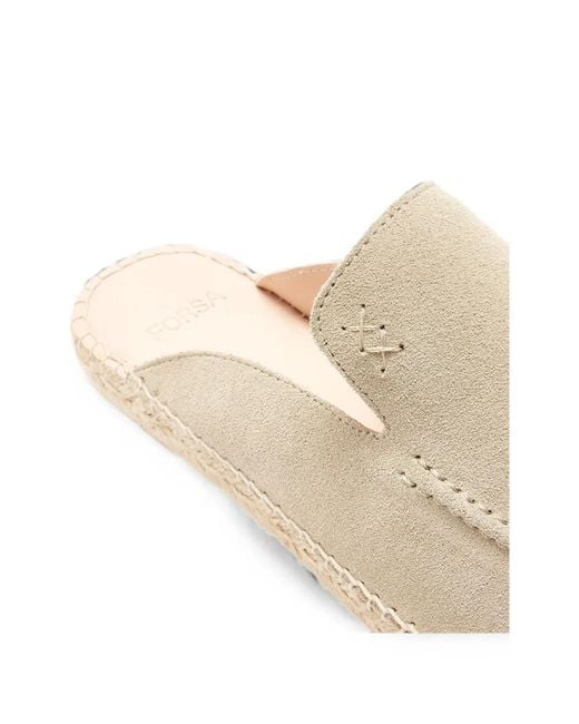 Forsa White Emmanuel Suede Espadrilles for men