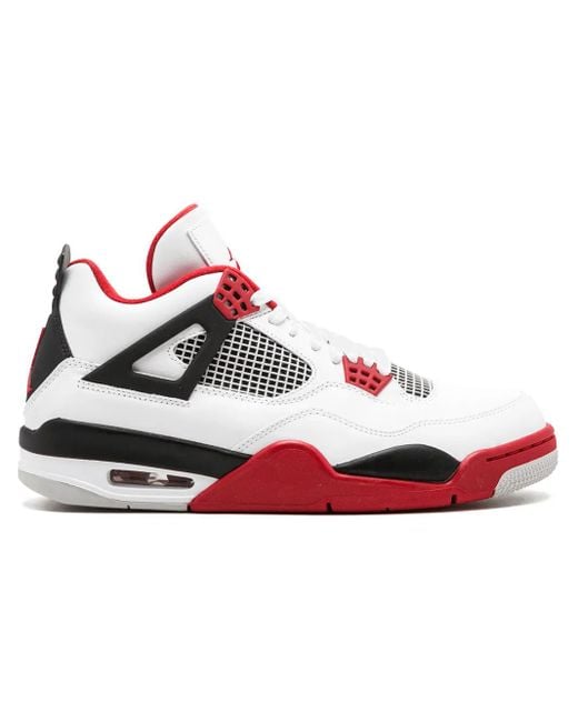 Nike White Air 4 Retro "Fire" Sneakers