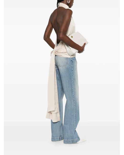 Esse Studios White Wrap Top