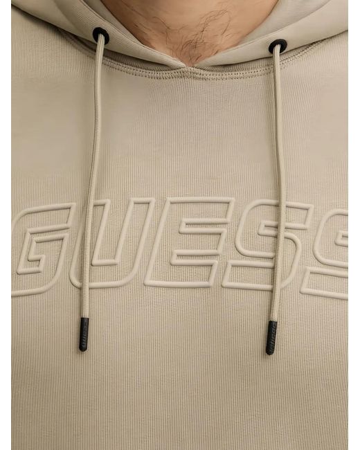 Guess Natural Logo-Print Hoodie for men