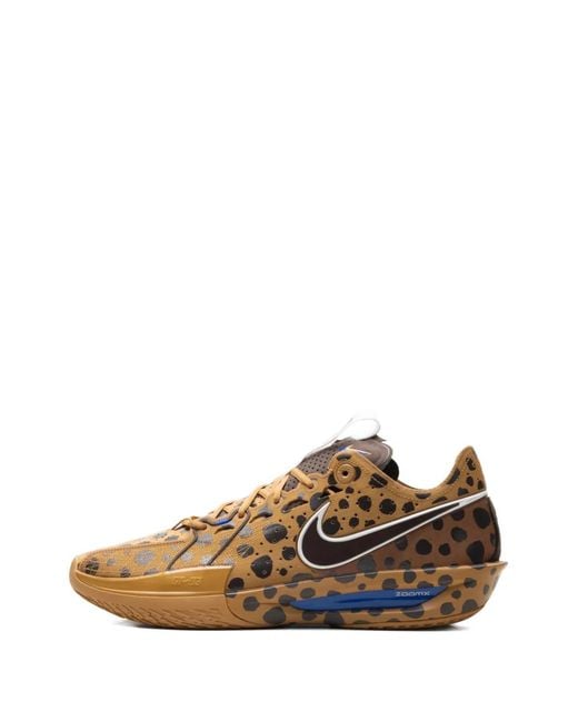 Nike Brown Air Zoom Gt Cut 3 Logo-Detailed Sneakers for men