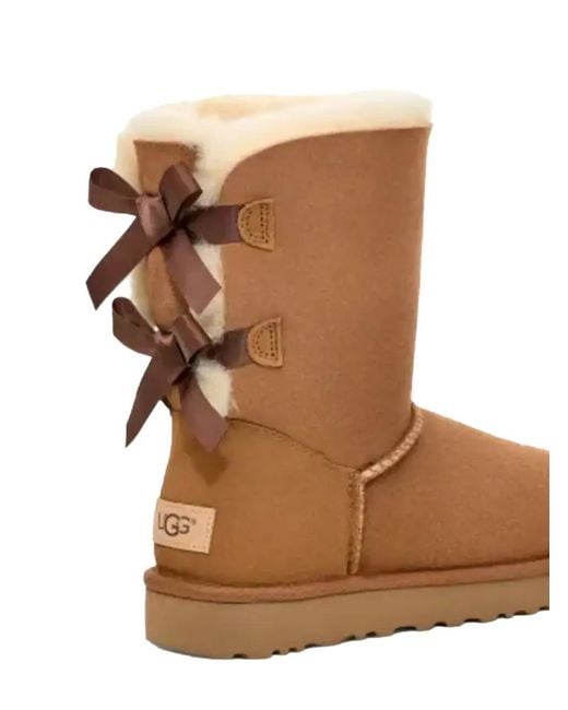 Ugg Brown Bailey Bow Boots