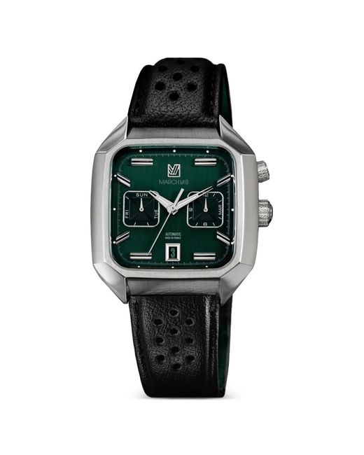 March LA.B Green Calendar Automatic 41Mm Watch for men