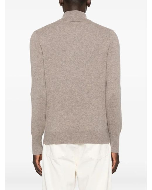 メンズ Eric Bompard タートルネック セーター Brown