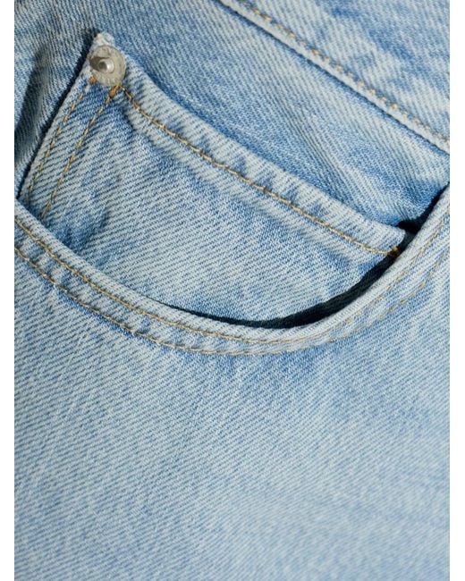 Haikure Blue Five-Pocket Straight Jeans for men