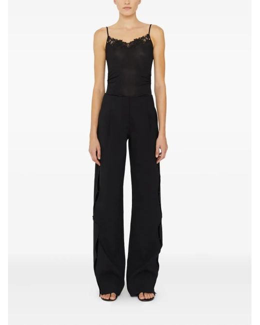 Christopher Esber Black Tailored Cut-Out Trousers