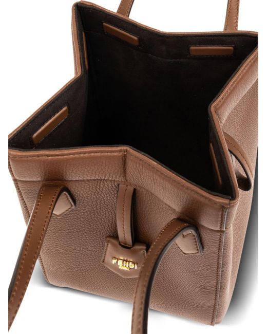 Fendi Brown Mini Origami Leather Bag