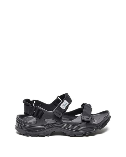 Suicoke White Wake Touch-Strap Sandals for men