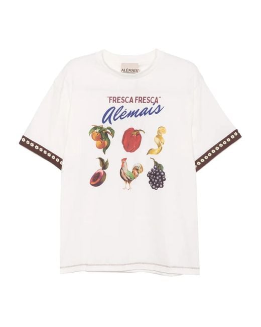 ALÉMAIS White Mercado T-Shirt