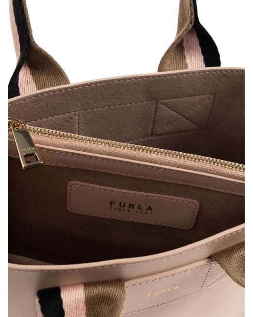 Furla Natural Mini Divide Tote Bag
