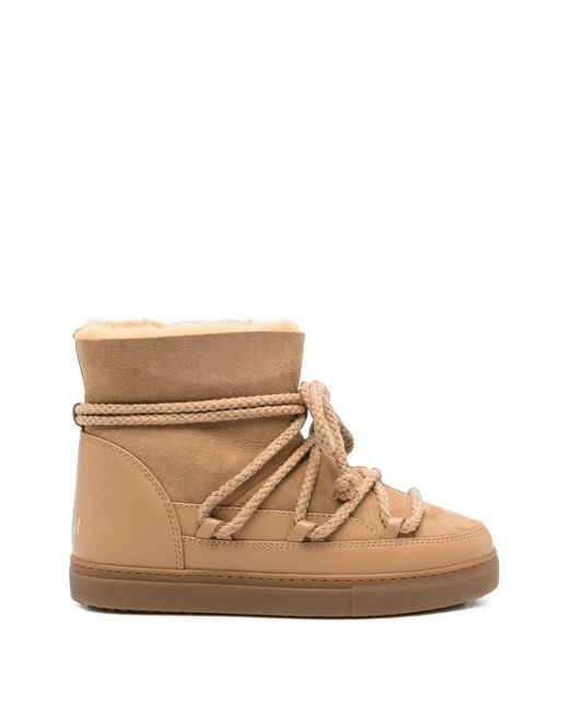 Inuikii Brown Classic Lace-Up Suede Boots