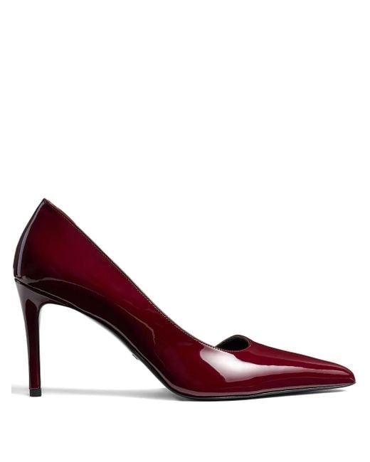 Khaite Purple 85Mm Jett D'Orsay Heeled Pumps
