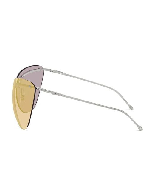 DIESEL Natural Rimless Cat-Eye Sunglasses
