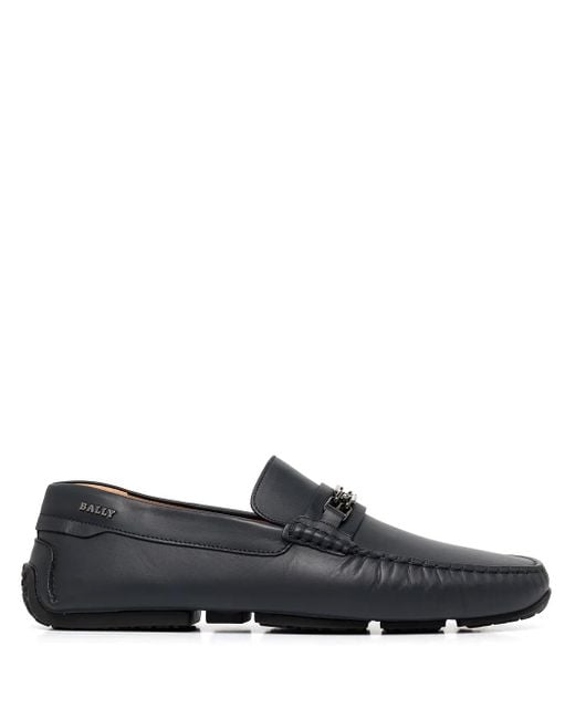 Bally Blue Philip Boat Shoes for men