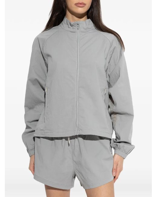 Rethinkit Studios Gray Mesh-Panel Jacket
