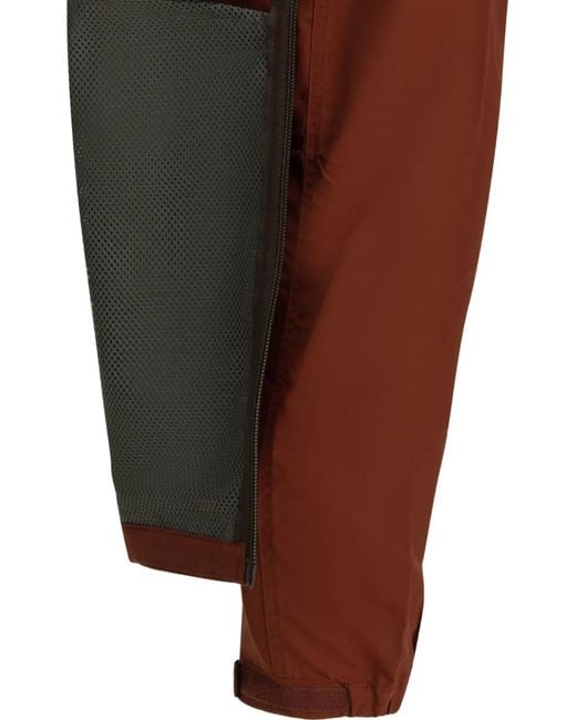 Montbell Brown O.D. Hooded Zip-Up Jacket for men
