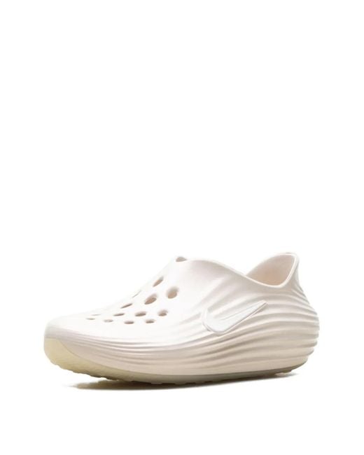 Nike White Baskets Reactx Rejuven8 À Perforations