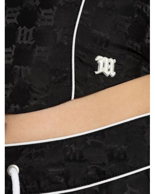M I S B H V Black Corset Style Top