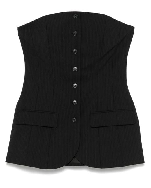 Herskind Black Jacqui Corsage Top