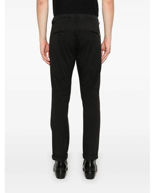 Pantalones Chinos Gaubert Dondup de hombre de color Black