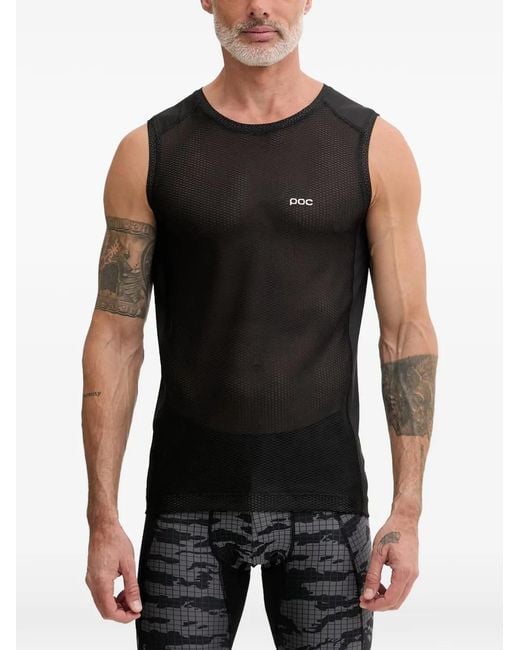 Poc Black Essential Layer Vest for men