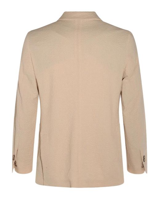 Altea Natural Textured Double-Breasted Blazer for men