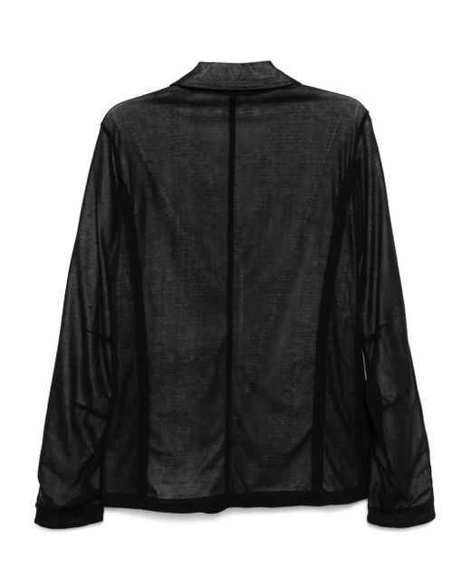 Transit Black Single-Breasted Blazer for men