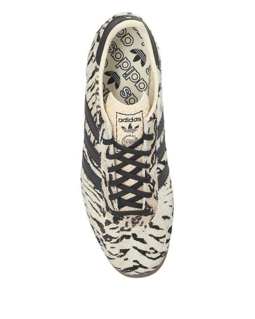 Adidas Natural Sl 72 Og Animal-Print Leather Sneakers