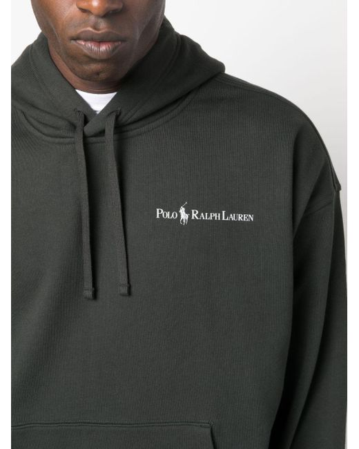 Polo Ralph Lauren Hoodie Met Logoprint in het Gray voor heren
