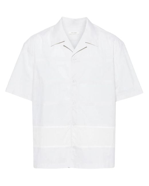Craig Green White Panelled Cotton Short-Sleeve Shirt for men