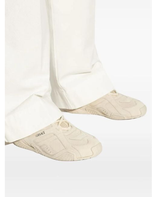 Versace スエード スニーカー White