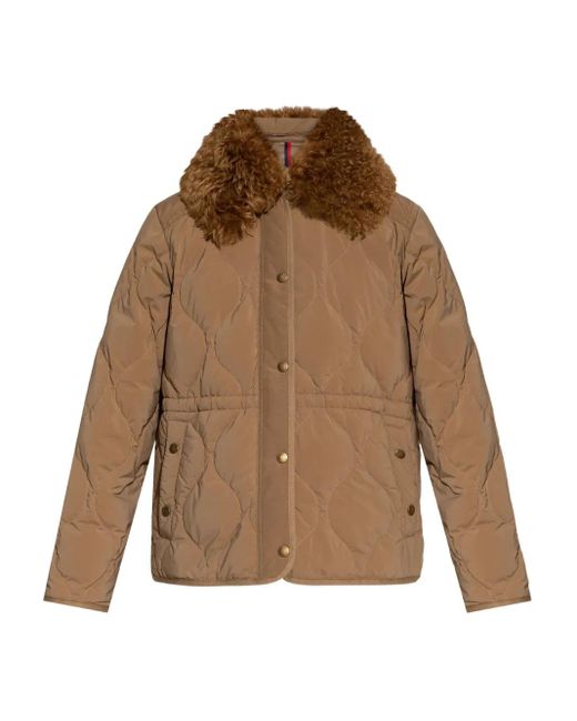 Moncler Brown Quintin Quilted Jacket