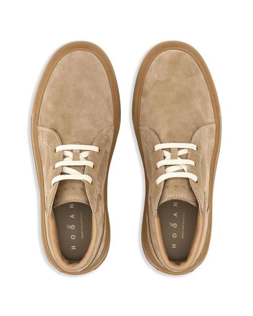 Hogan Brown H691 Sneakers for men