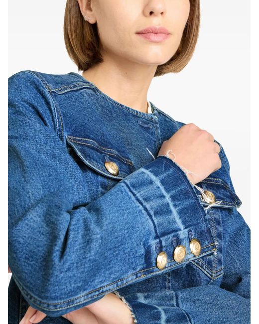 Cinq À Sept Blue Travis Buttoned Jacket