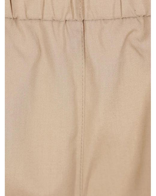 Aspesi Natural High-Waisted Palazzo Trousers