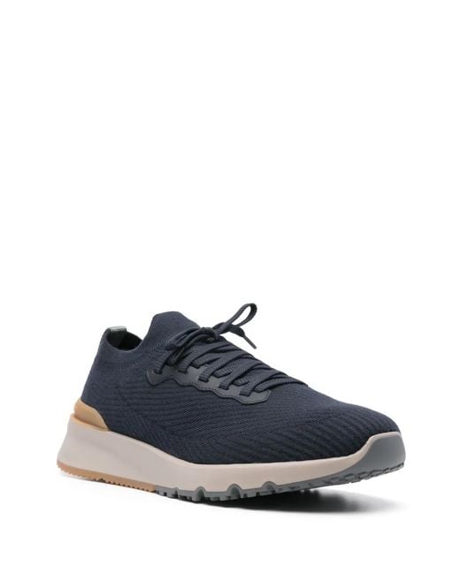 Brunello Cucinelli Blue Shoes for men