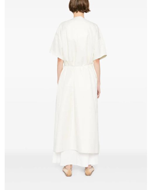 Ruohan White Buru Kleid