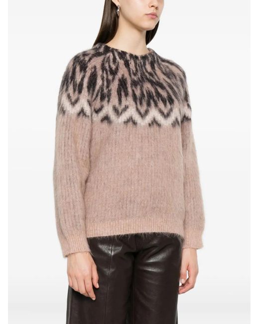 Forte Forte Natural Fairisle Pattern Sweater