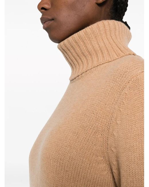 Polo Ralph Lauren Natural Roll-Neck Wool Jumper
