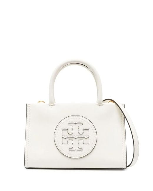 Tory Burch White Mini Ella Bio Handtasche
